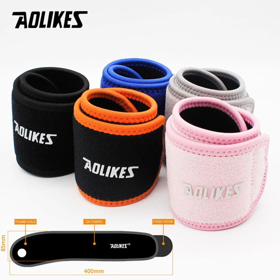 AOLIKES 1PCS Wrist Brace for Relieve Wrist Pain from Carpal Tunnel,Adjustable Wrist Wraps Wrist Support for Weightlifting,Tennis