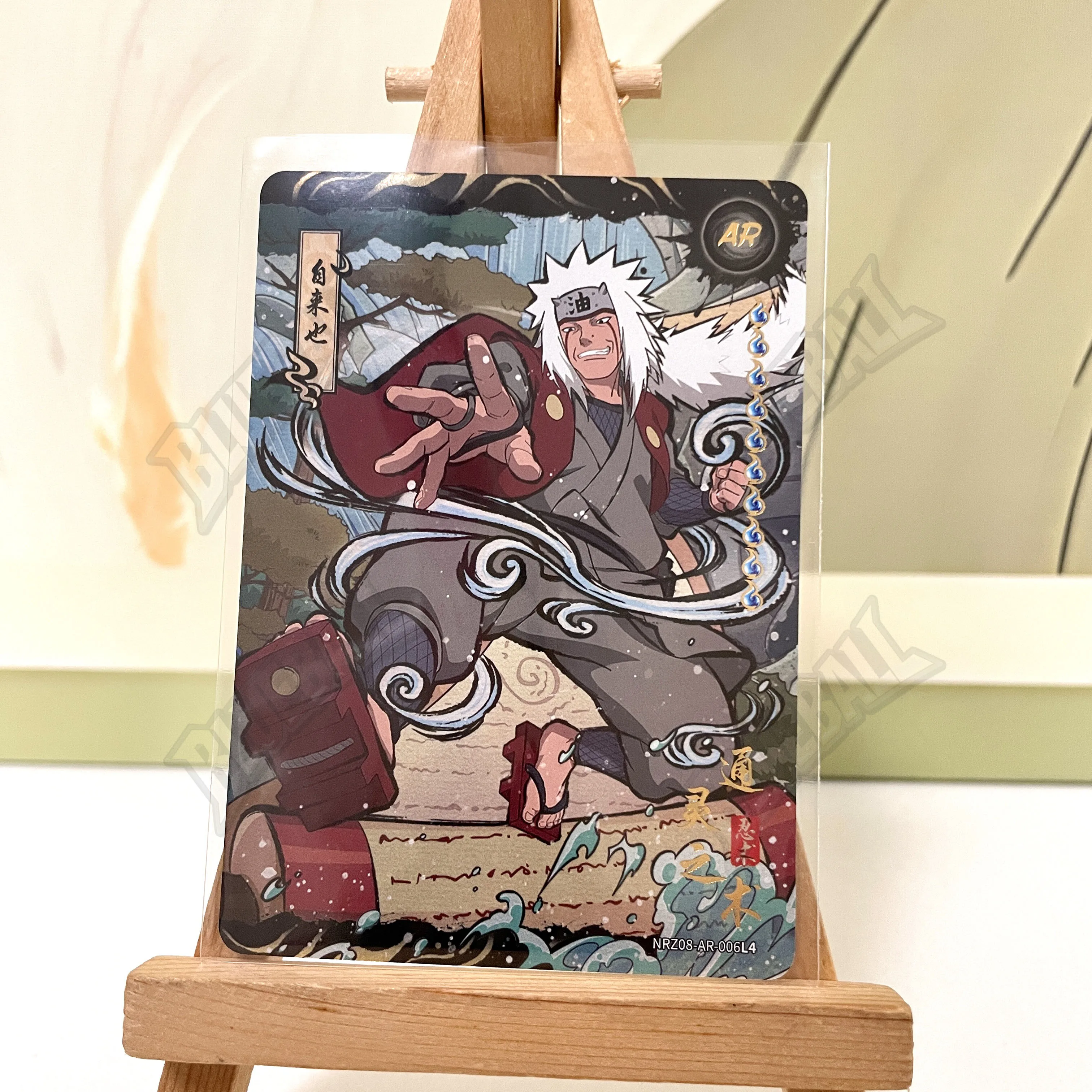 Genuine Kayou Naruto Cards Full AR Series T4W8 No.01-10 Uchiha Sasuke Gaara Hatake Kakashi Rare Collectible Cards Kids Toy Gifts