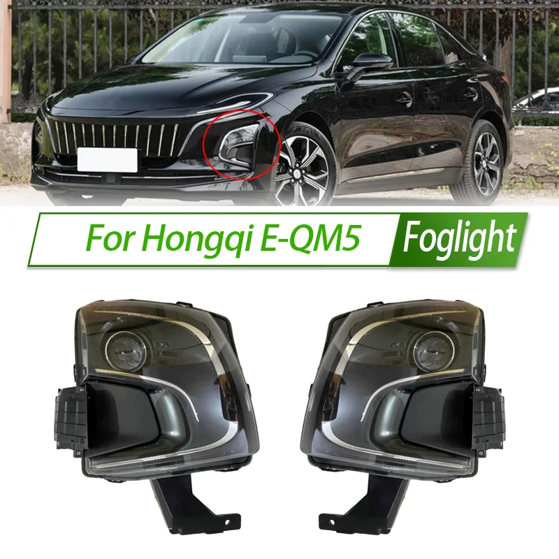 

For Hongqi E-QM5 LED Headlight Assembly OEM DRL Style Front Headlamp Bulb Socket Plug & Play Replacement