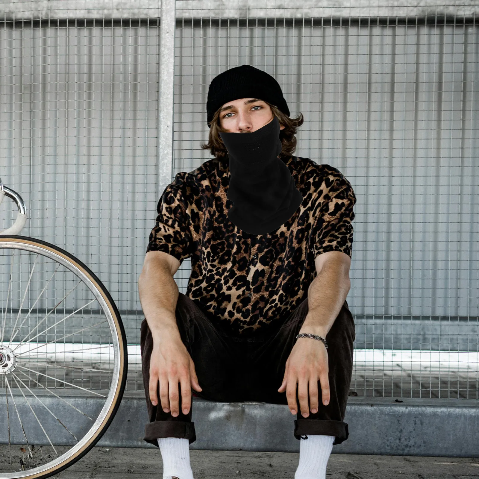 

Зимняя ветрозащитная дышащая бесшовная балаклава-маска для велоспорта, бега, лыж и активного отдыха