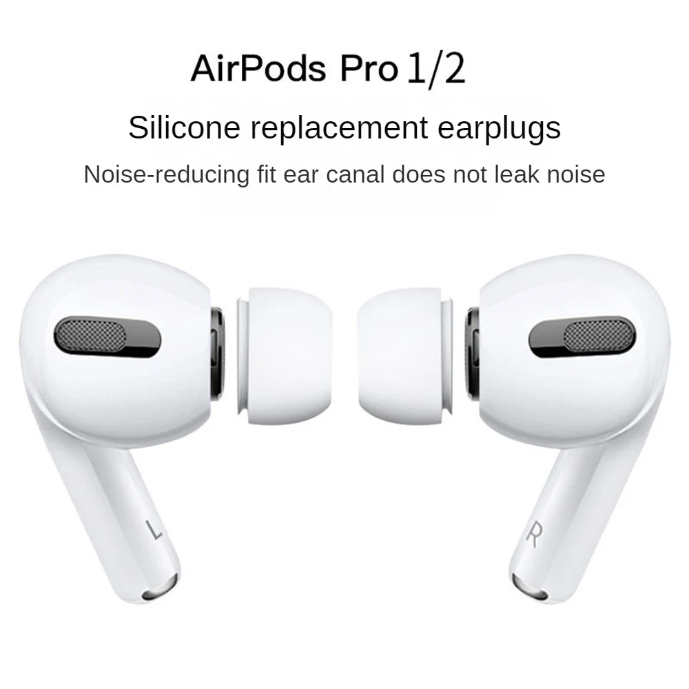 Suitable For airpods pro 2 Generation Replacement Earbuds For airpods pro 1 Replace The Earmuffs Dust Net Design Close Fit