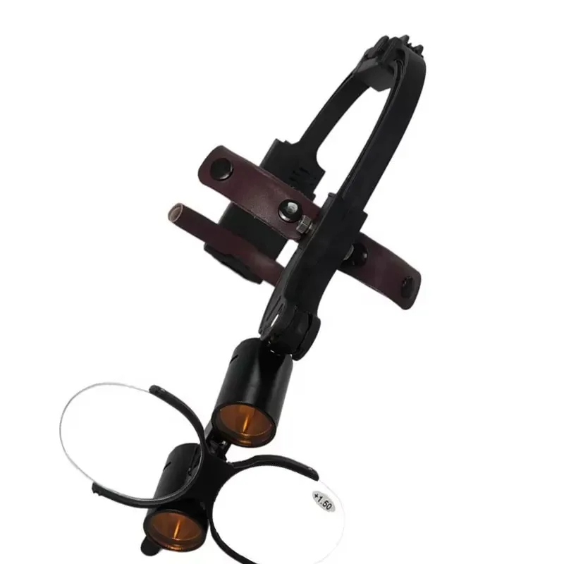 Lenti d'ingrandimento per saldatura a mano HD 2.5X/3.5X con luci a LED Morsetto per saldatura Lenti d'ingrandimento dentali Lente d'ingrandimento per schermo del telefono