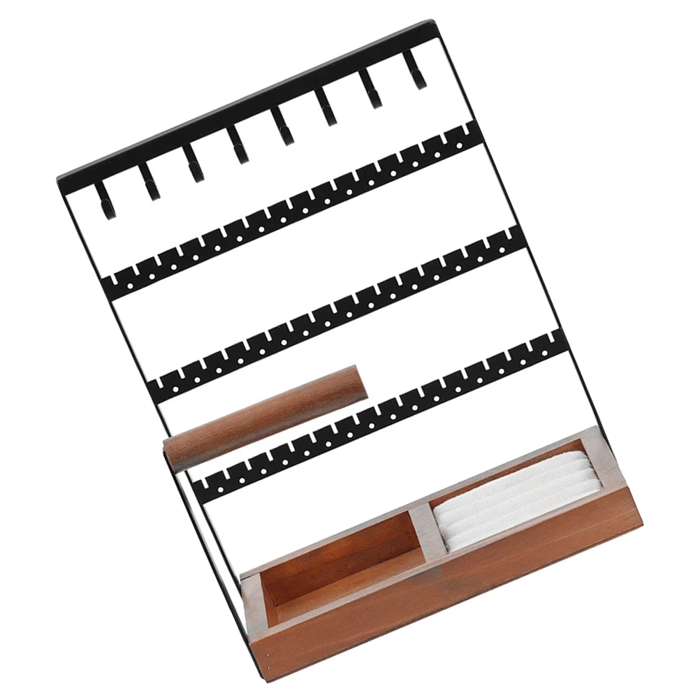 

Jewelry Storage Display Stand Sturdy Organizer Rack for Earrings Necklaces Bracelets Keys Tabletop Use Safe