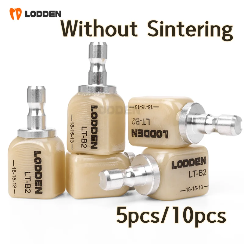 

LODDEN Dental Lab Without Sintering Lithium Disilicate C14 Glass Ceramic Blocks HT/LT for CAD CAM Sirona Cerec Veneer Materials