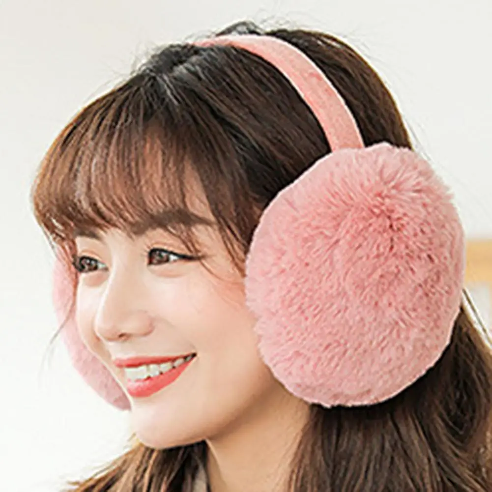 สาวญี่ปุ่น Earmuffs Furry Faux กระต่ายขนสัตว์ Muffs หูสําหรับผู้หญิงน่ารักกวางหูอุ่น Plush ฤดูหนาวหูคริสต์มาส