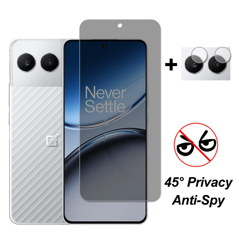 For Oneplus Nord 4 Glass Screen Protector Anti-Spy Privacy Tempered Glass Protective Phone Camera Lens Film For Oneplus Nord 4