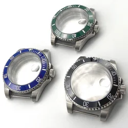 40MM Watch Cases for Miyota 8215 8205 8200 for Mingzhu 2813 3804 ETA 2836 2834 Watch Movement Sapphire Glass Repair Part