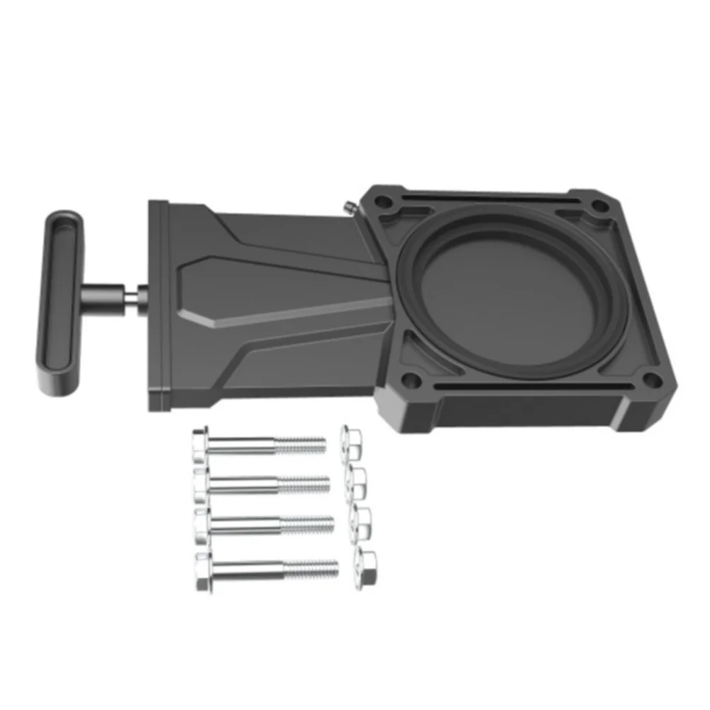 For RV Sewer Hose Valve Compatible with For 3 Inch Waste Lines Featuring Flow Adjustment and Visual Clog Detection
