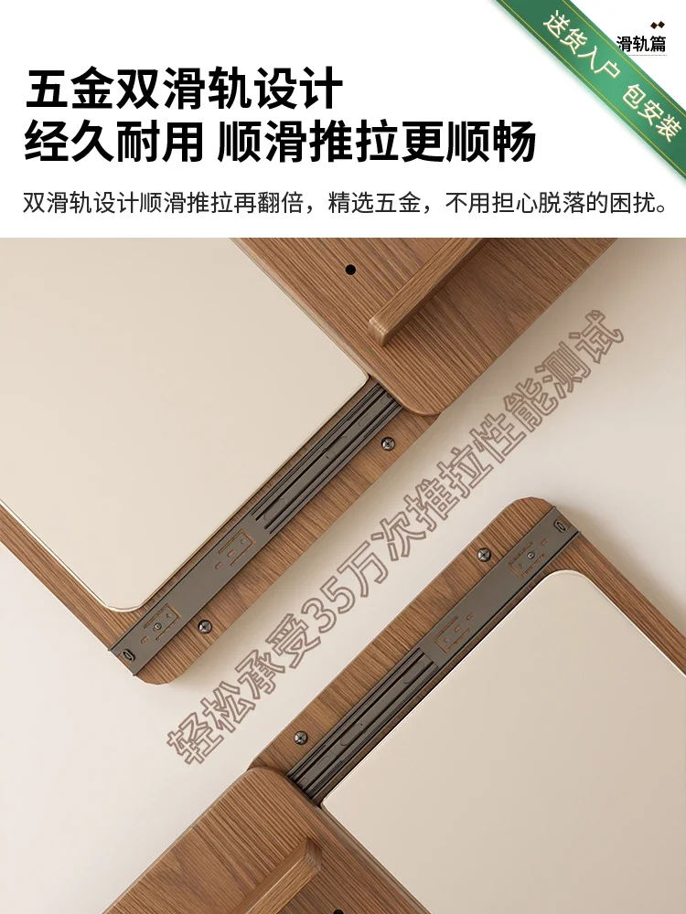 Shangxin Pavilion espelho invisível de comprimento total push-pull perto da parede oculta pode bloquear a parede