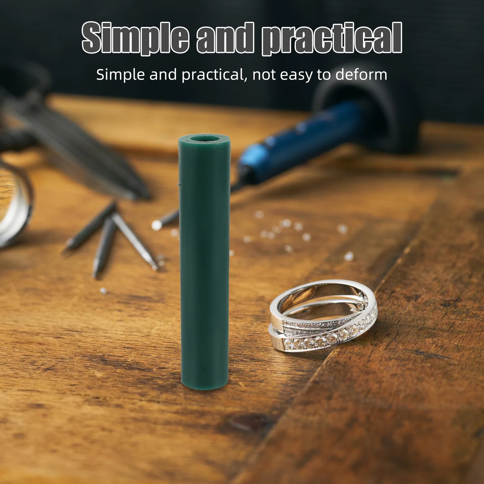 

Round Wax Tubes for Jewelry Carving Solid Hollow Wax Rings Better Shaping Modeling Easy Fit for Men Women Artisans