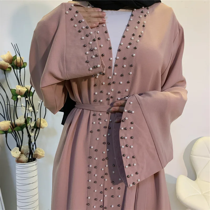 Modest Abaya Ramadan Dubai Robe Femme Musulmane Turkey Kaftan Islamic Clothing Muslim For Women Kimono Caftan Marocain Cardigan