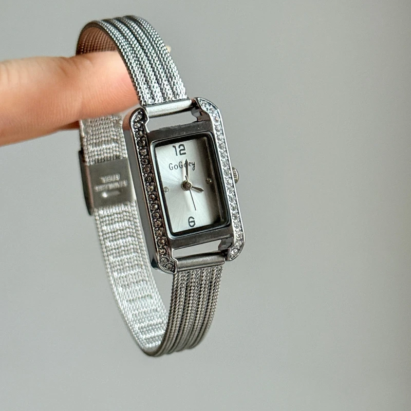 Fashion Casual Women Watch Square Simple Vintage MIDI Minimalist Luxury Wristwatch Ladies Reloj Dropshipping New Years Gifts