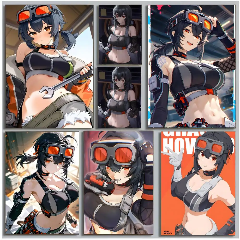 Game Character Z-Zenless Zone Zero Grace Howard Poster Modern Wall Art Bedroom Living Room Print Unframed