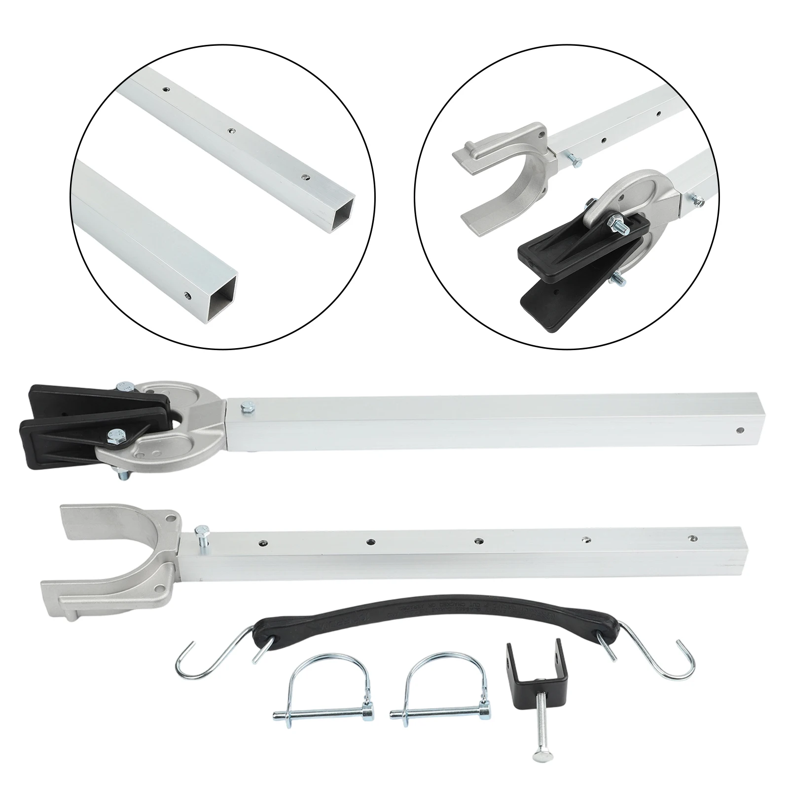 Adjustable Boat Motor Support Transom Saver Composite Head with Galvanized Coating Fits Most Trailers  Adjustable