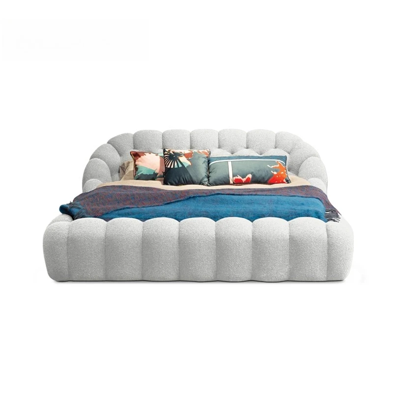 Bubble bed creative double bed 1.8 meters 1.5 floor fabric bed