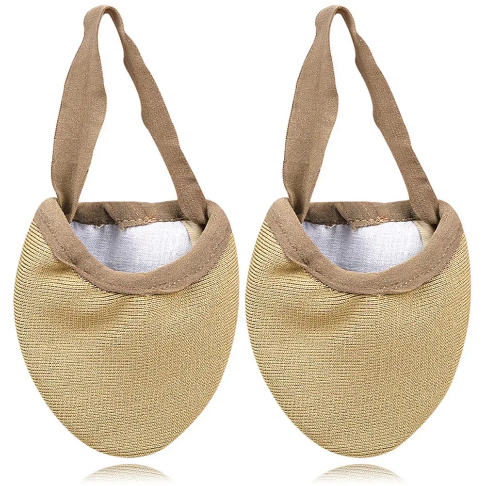 1Pair Invisible Dance Half Toe Sock Ballet Toe Protector for Women Yoga Foot Pain Relief Forefoot Cushion Metatarsal Pad High
