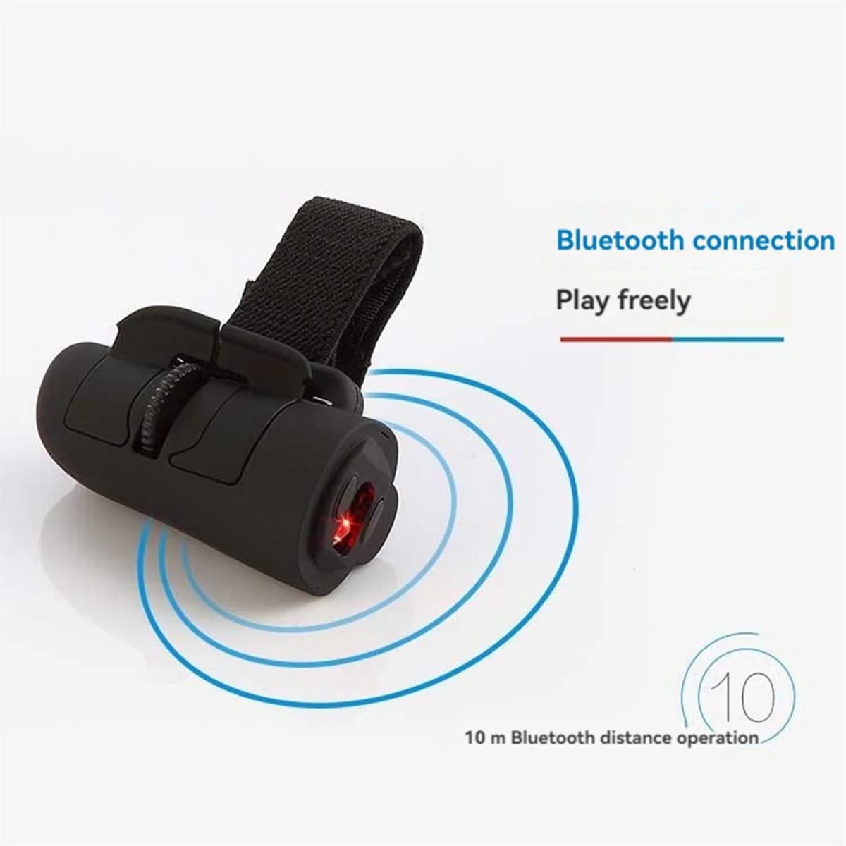 Bluetooth Mouse Universal Finger Rings Optical Mini Mouse 1600DPI for Notebook Laptop Tablet Desktop PC Mouse