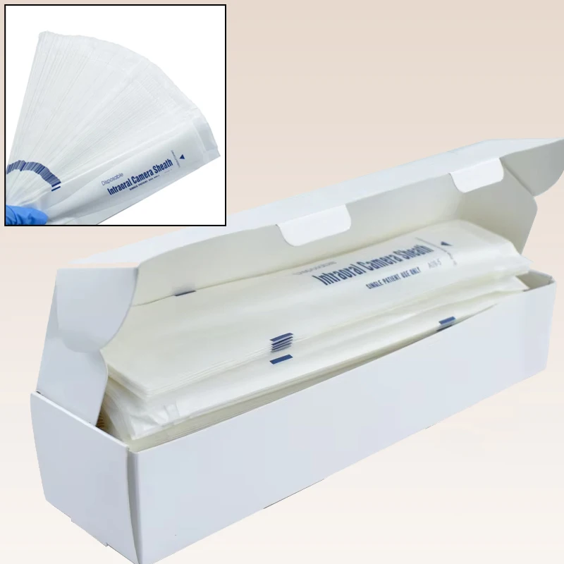 

Чехол для стоматологической внутриротовой камеры, 100 шт./кор., одноразовый прозрачный защитный чехол для HD-зубной визуализации