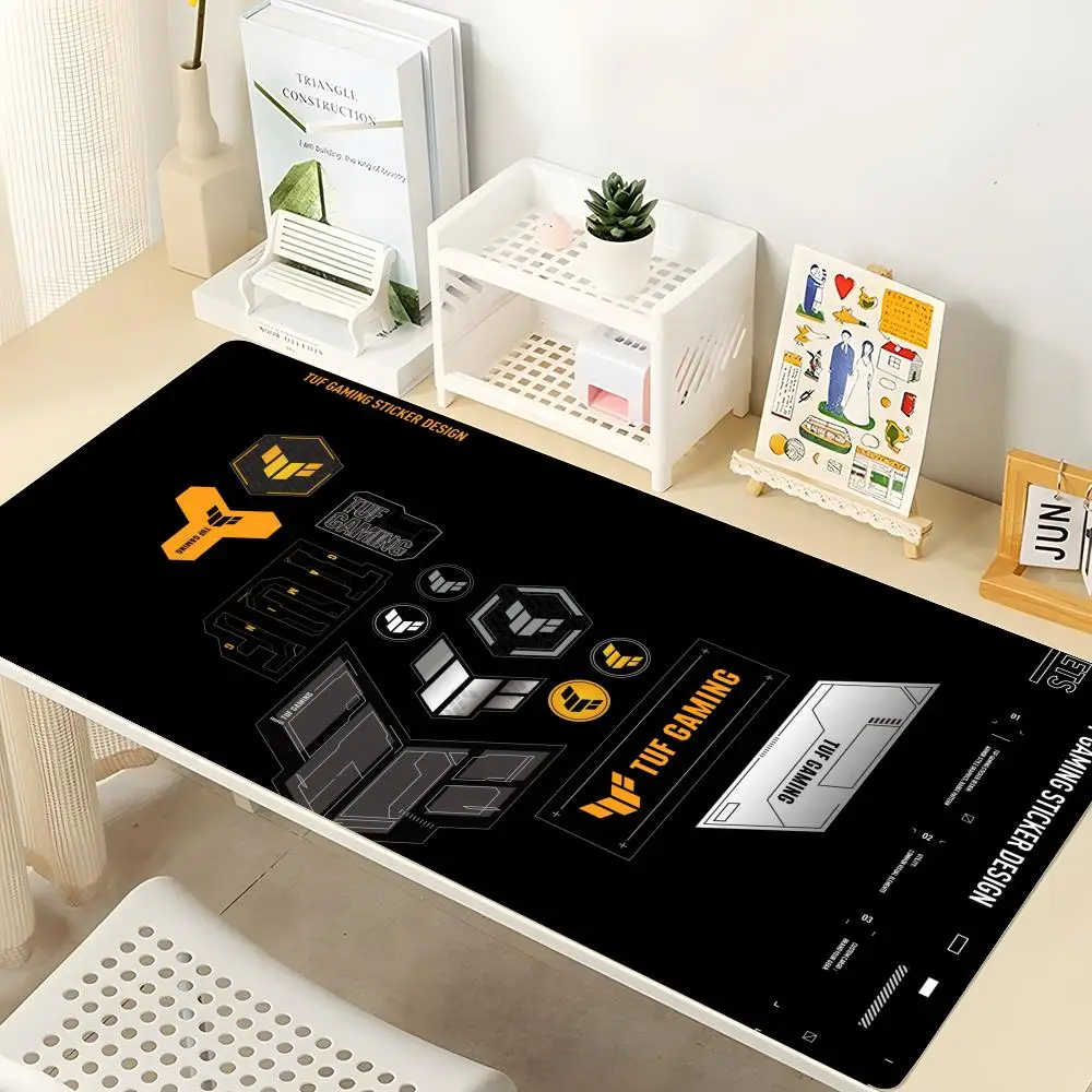 

Черный игровой коврик для мыши TUF, игровой коврик для мыши, абстрактный большой коврик для мыши 900x400x5 мм, коврик для мыши Gamer XXL Mause, ковер, ПК, стол