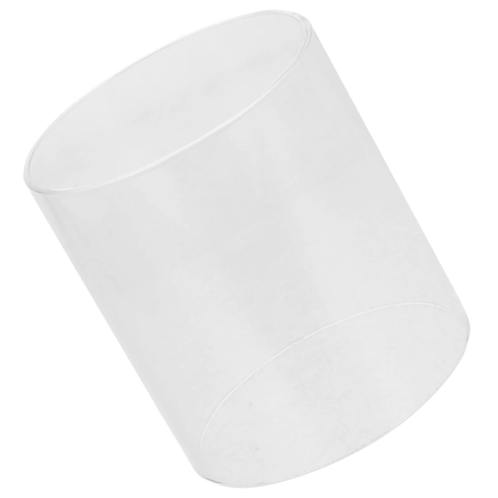 

2 Pcs Windproof Lampshade Desktop Holders Transparent Glass Dome Decoration Decorative Cover Wide Application