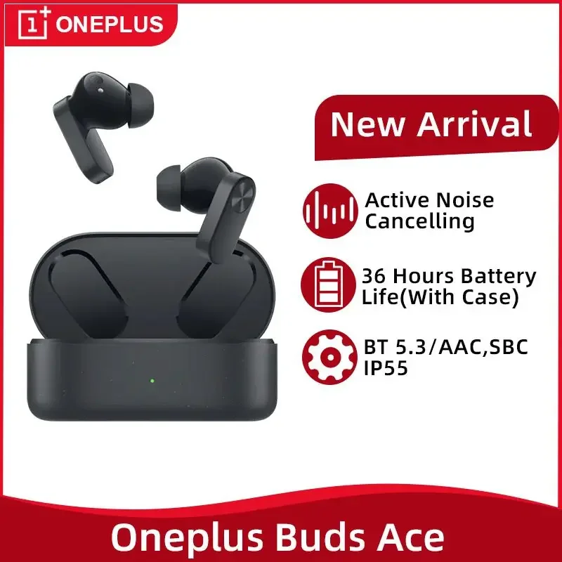 BassWave Original OnePlus Buds Ace Esports Gaming Headset ANC Wireless Earphones BT5.3 in-Ear TWS Earbuds