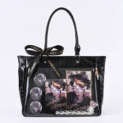 JIAERDI kawaii Crossbody Lolita Ita Bag  JK Style  Crocodile Ribbon Shoulder bag Women Harajuku Handbags  tote bag for Female