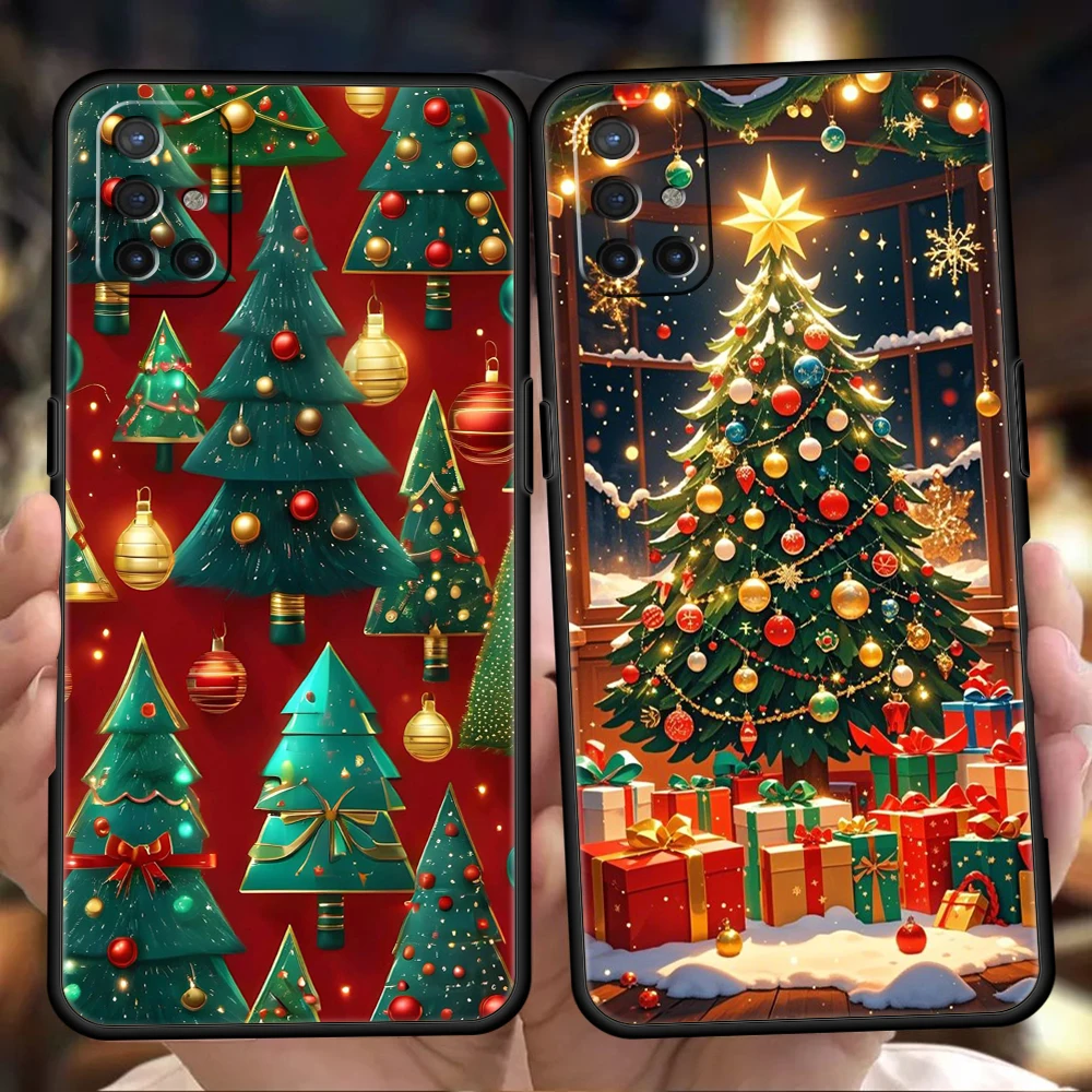 

Christmas Christmas Tree Phone Case For Oneplus 12 12R 11 10T R10 Nord N100 N200 N10 10 7 8 9 7T 8T 9R 9RT Pro 5G Soft TPU Cover
