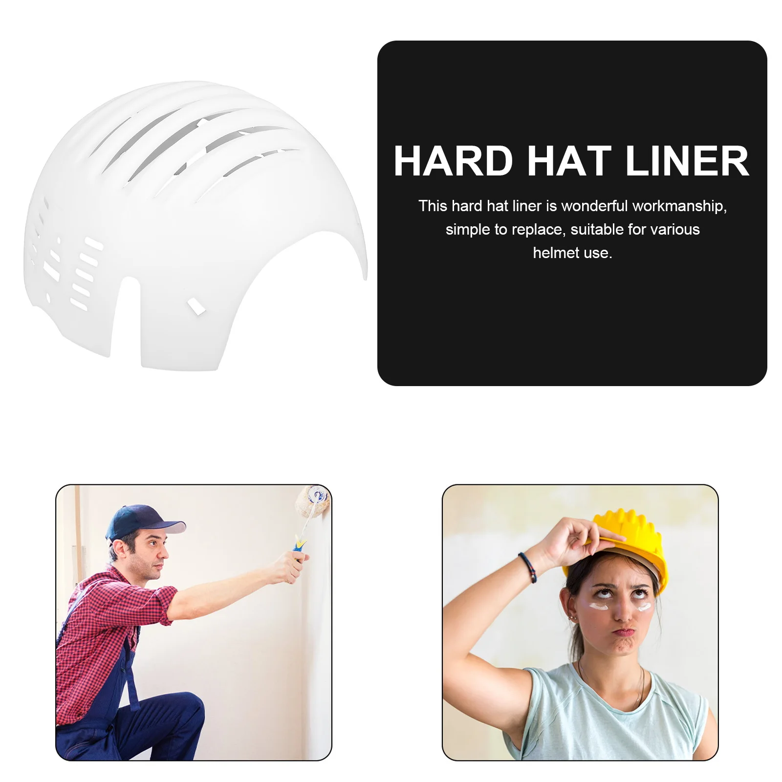 

Safety Hat Liner Breathable -Resistant Compact Lightweight Universal Fit for Outdoor Work and Sports