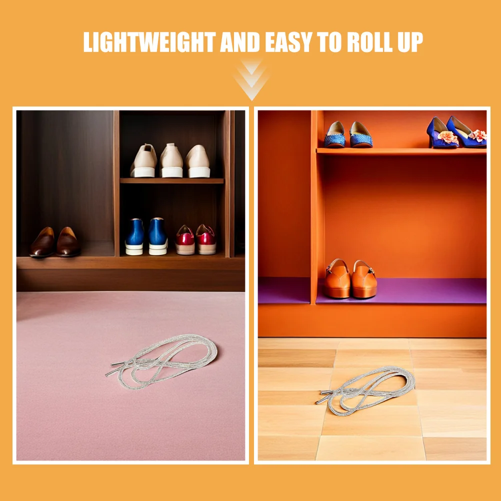 4 قطعة الأربطة حجر الراين البريق 120 سنتيمتر أربطة الحذاء المستديرة للأحذية الرياضية احذية الجري براقة اكسسوارات حفلات الزفاف