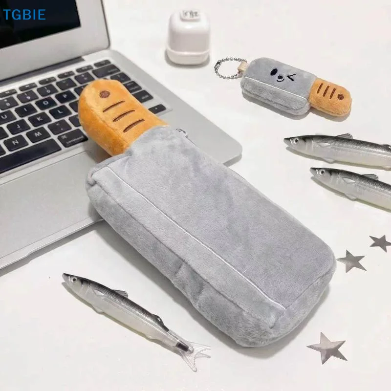 [TL]【SA】Creative Simulation Knife Plush Pencil Case Stationery Supplies Large Capacity Storage Bag Student Desk Organization