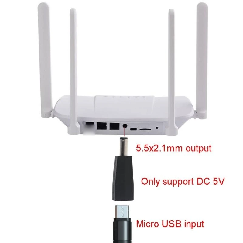 5,5x2,1 mm 4,0x1,7 mm 3,5x1,35 mm 2,5 x 0,7 mm samiec do mikro USB Zasilanie wtyczki żeńskiej