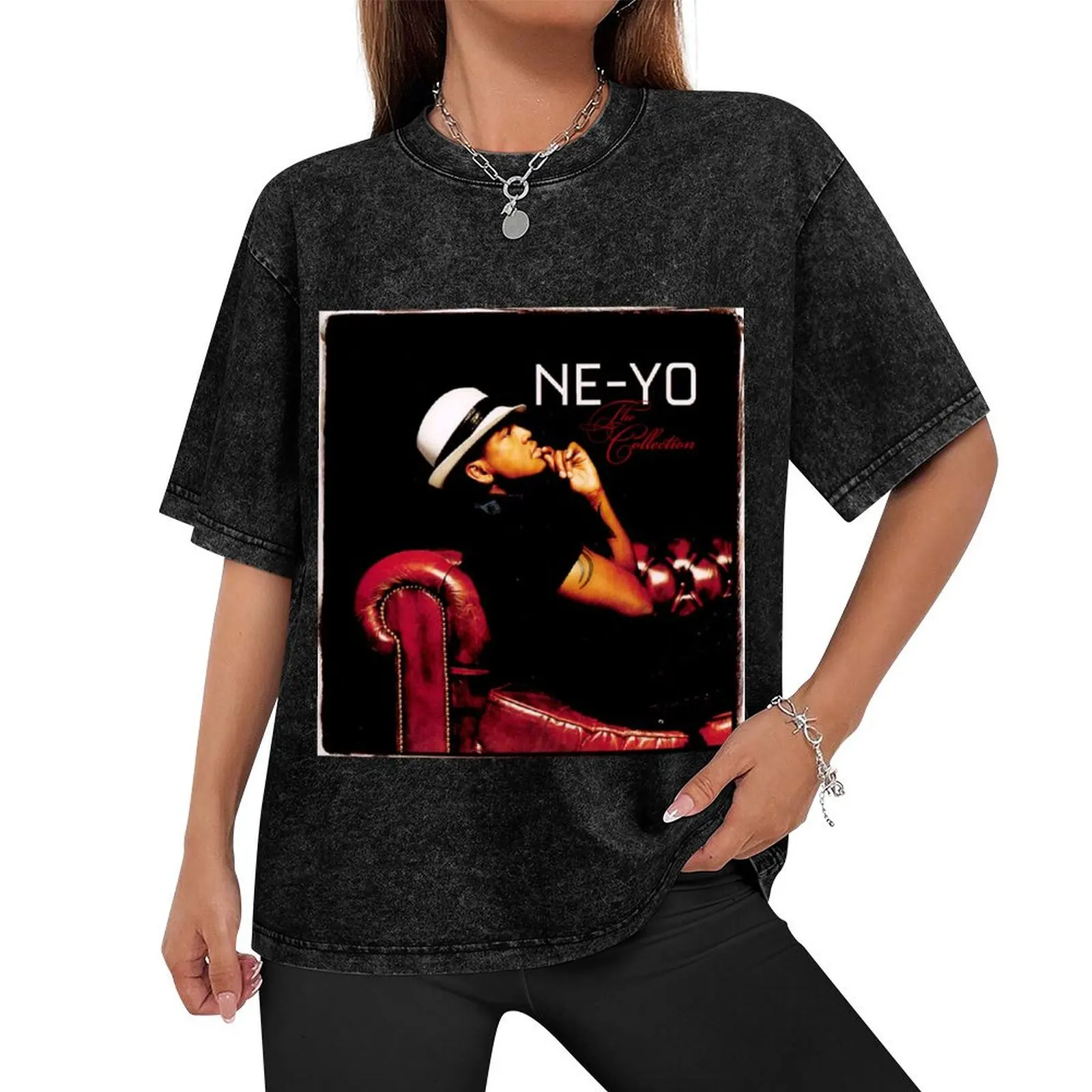 Ne Yo the collection T-Shirt blacks baggy shirts clothes for men