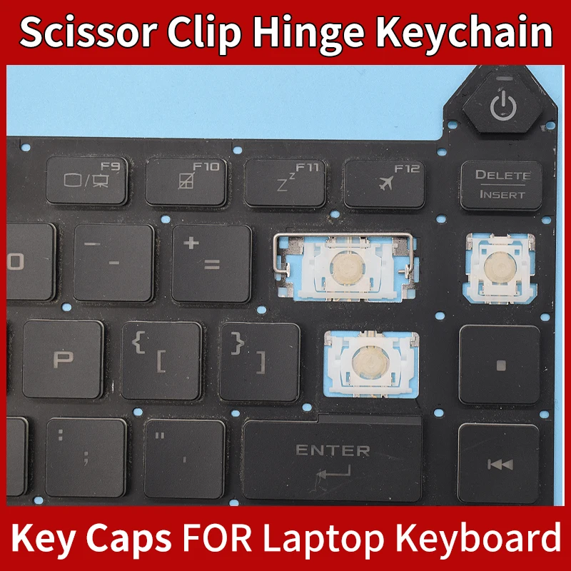 Klawisz (keycap) do ASUS ROG Strix G17 G713 G513 G713RC G713RW G713QM G713QR G713PVN G713RW G713QE G713RM G713RS, mechanizm nożycowy, klawiatura. — zdjęcie produktu 4