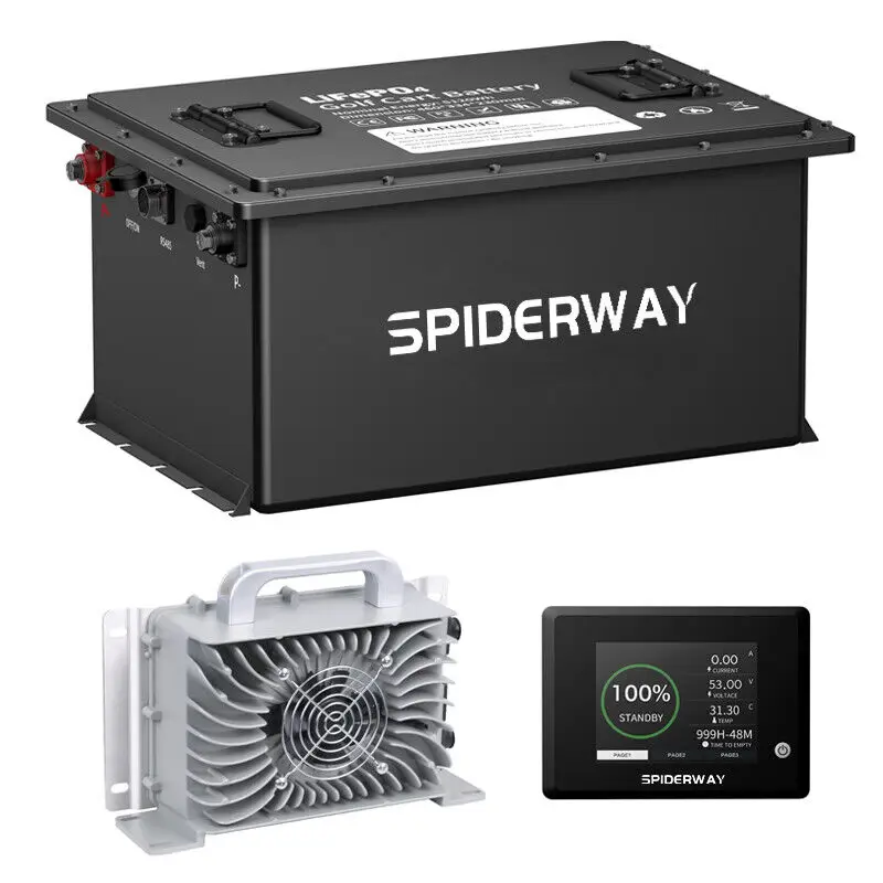 

36V 105Ah Golf Cart LiFePO4 Lithium Battery With Charger for Club Car EZGO Yamaha TXT RXV Golf Cart