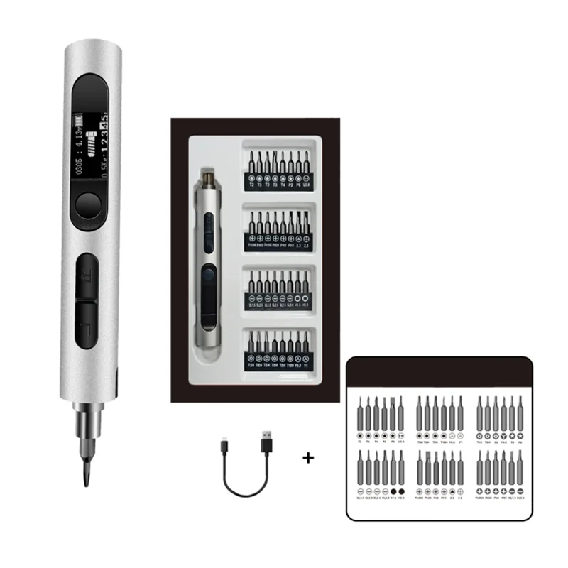 

Mini 32-In-1 Professional Electric Screwdriver Kit Precision Equipment Repair Screwdriver Ultra-HD Monitor Repair Tools-B51B