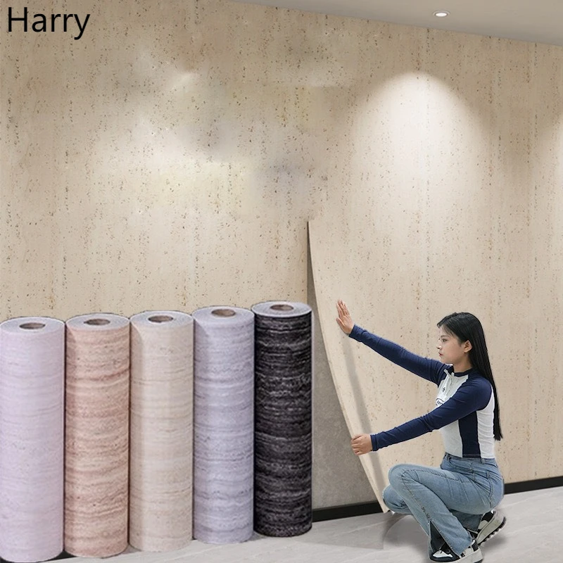 ملصق حائط من الحجر المثقوب ذاتي اللصق، ملصق حائط بسمك 2.2 مم، ملصق حائط لخلفية غرفة النوم