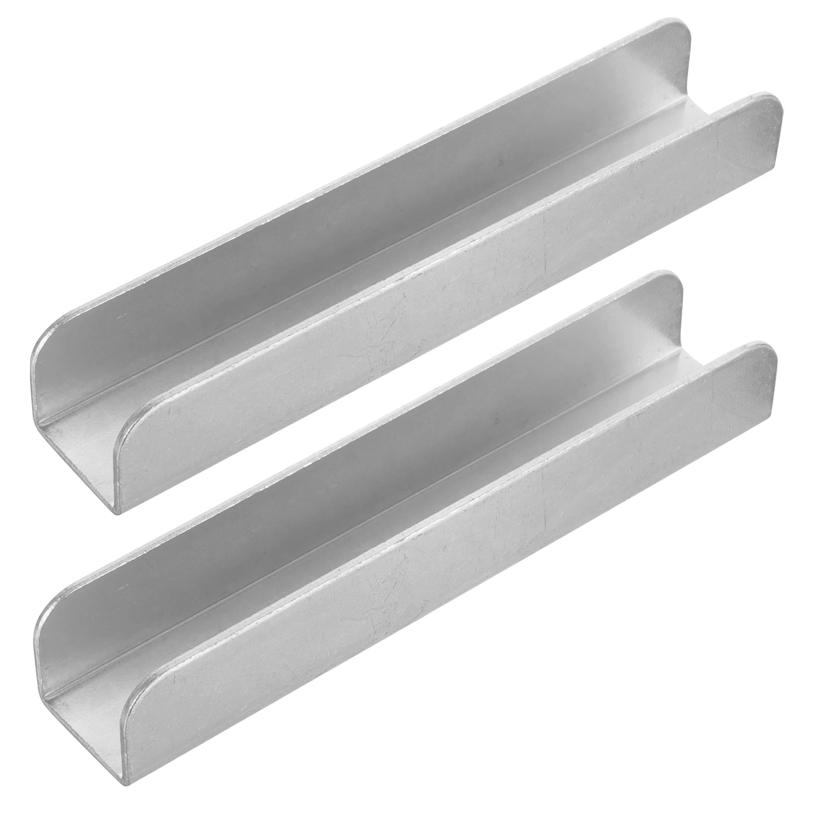 

2pcs Pet Baby Gates Pet Gate Reinforcement Groove Sturdy Steel Safety Door Dogs Cats Door Reinforcement Home Use