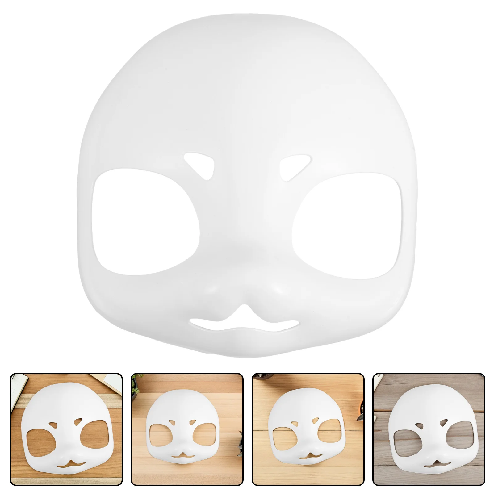 

2Pcs White Animal Head Skull Mask Realistic Bone Design for DIY Furry Costume Halloween Cosplay Masquerade Carnival Party