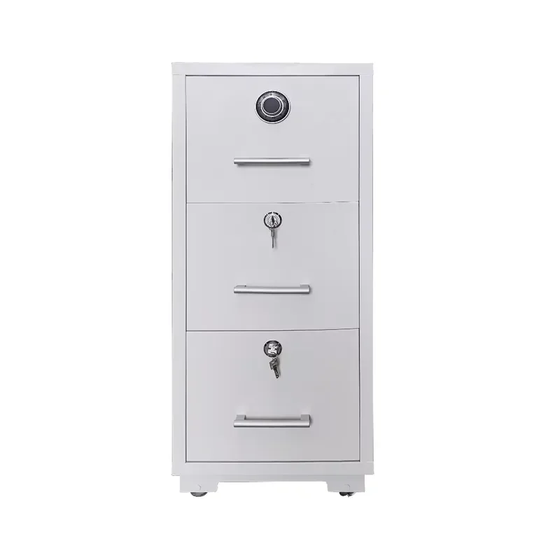 3 4 Drawer Fireproof File Cabinet Steel Fire Resistant Safe Storage Box
