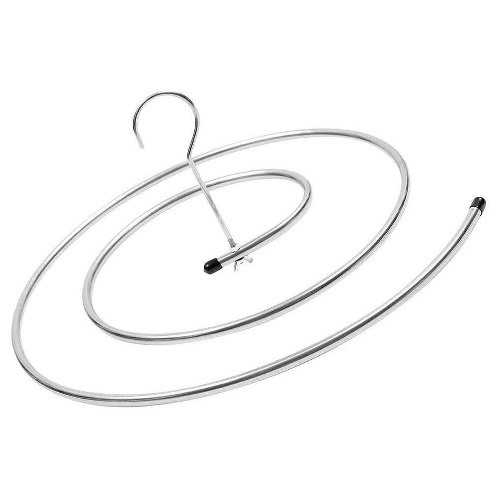 

Heavy Duty Spiral Quilt Hanger Stainless Steel Drying Rack for Bedsheet Blanket Dorm Home Laundry Space Saver Tool