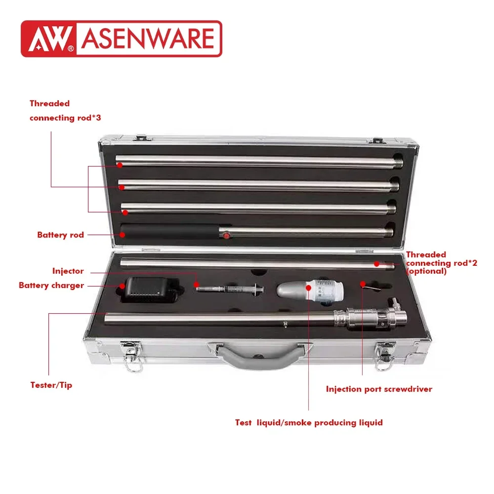 2.5m/3.5/6m Fire Alarm Smoke And Heat Two-in-one Tester Kit