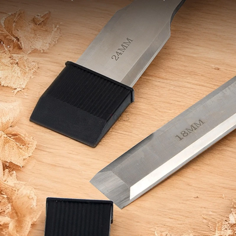 

Multifunctional Woodworking Chisel Set 65#Manganese Steel Durable Blade Scraper Wood Trimming Slotting and Carving Hand Tools