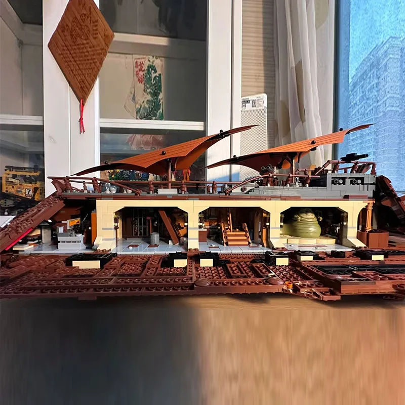 مجموعات مكعبات بناء شراع Moc UCS Jabba's Sail Barge مناسبة لهدايا عيد الميلاد