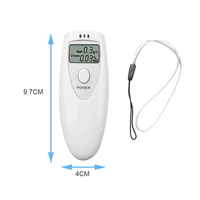 No Contacted Digital Alcohol Tester Portable Breath Alcohol Analyzer Breathalyzer Detector Alcohol Detection LCD Screen