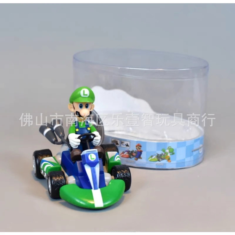 スーパーマリオプルバックカーグリーンヨッシードンキーコングクッパルイージヒキガエルピーチ姫フィギュアデアクションジュゲテスアニメゲーム人形