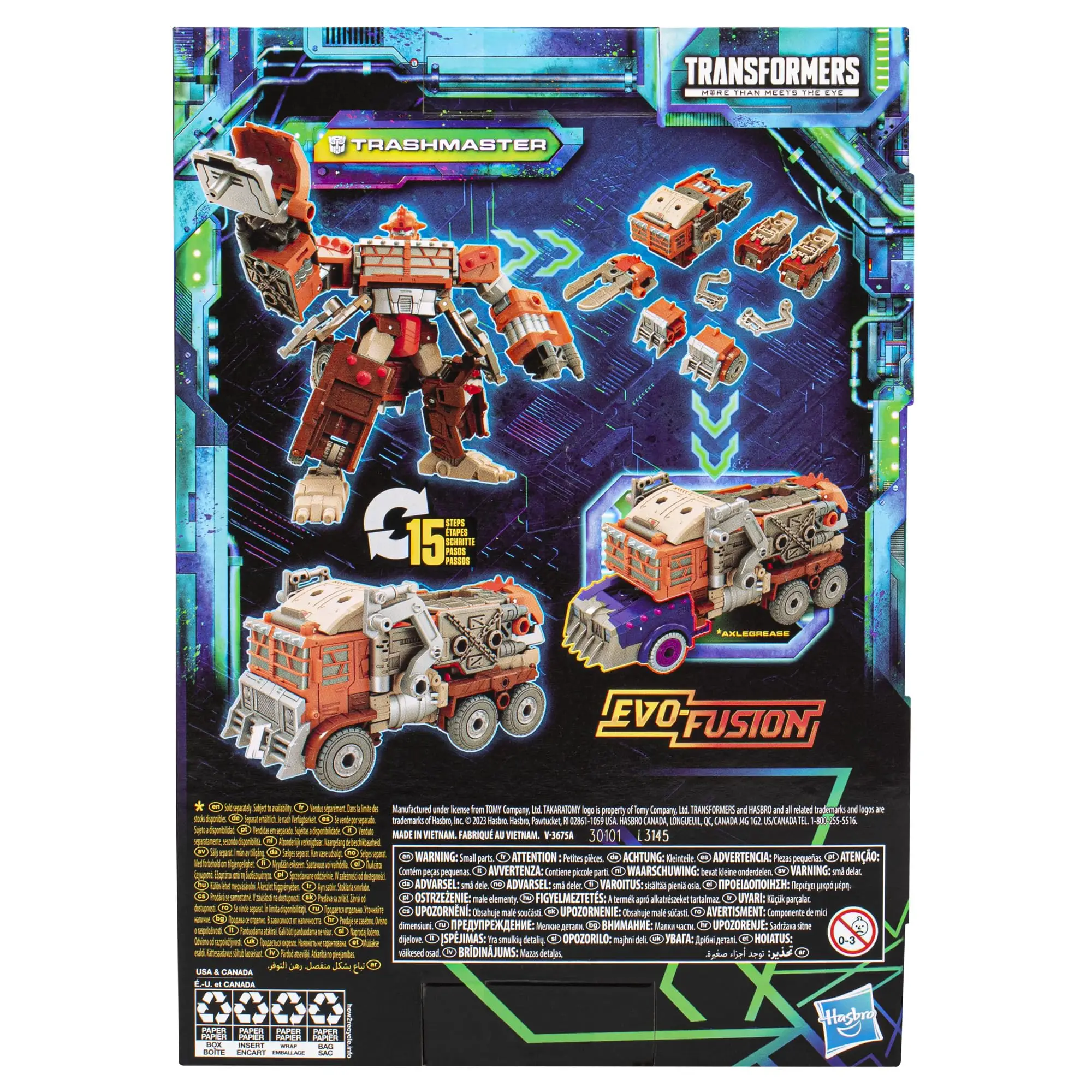 Transformers Toys Legacy Evolution Voyager Class Trashmaster Toy, 7-Inch, Action Figure for Boys and Girls Ages 8 and Up