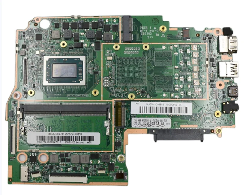 Fru: fru: 5b20w63710 02dm190 02dm195 para thinkpad x395/t495s placa-mãe do portátil NM-C181 com cpu: ry7 3700u ram: 8g 100% teste ok