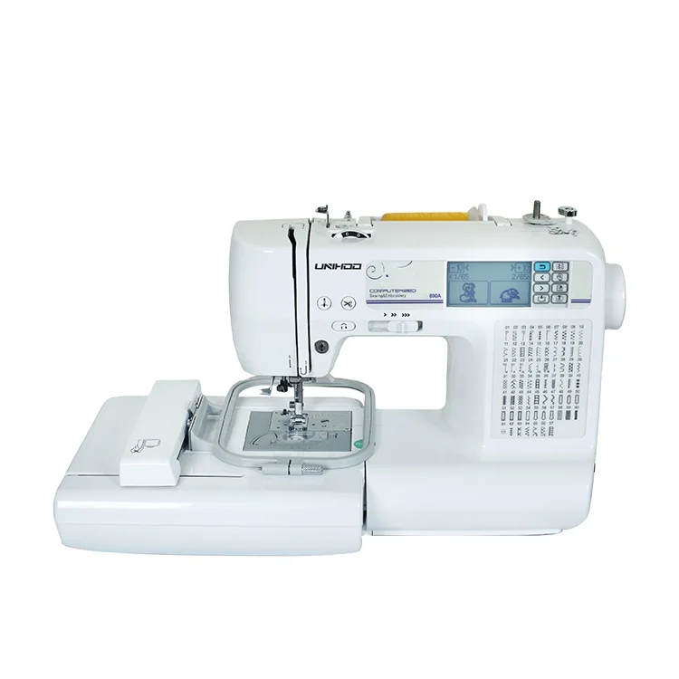 

Factory supply UH890B home good quality computer embroidery sewing integrated machine