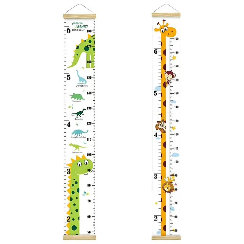 Baby Height Ruler Children's Room Cartoon Decoration Height Ruler Kindergarten Measurement Wall Hanging Baby Growth Chart