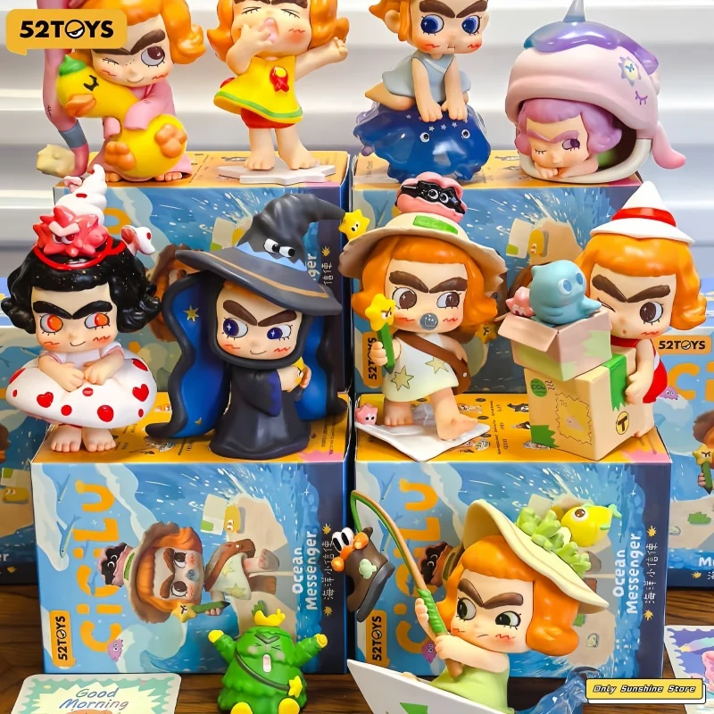 

52TOYS Cicilu Ocean Messager Series слепая коробка игрушка-модное украшение для рабочего стола фигурка таинственный подарок подлинная милая модель куклы